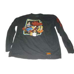 Steven Rhodes Let's Summon‎ Demons Black LS T-Shirt Size Large Adult